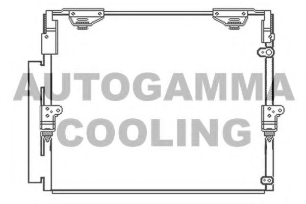 Конденсатор, кондиционер AUTOGAMMA 105511