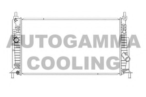 Радиатор, охлаждение двигателя AUTOGAMMA 105754