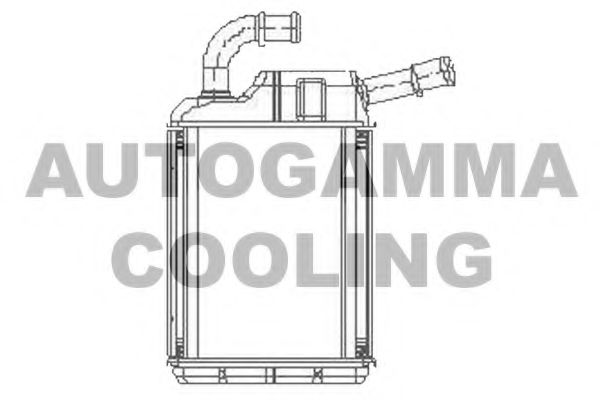 Теплообменник, отопление салона AUTOGAMMA 105773