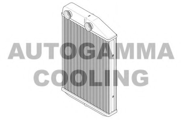 Теплообменник, отопление салона AUTOGAMMA 107089
