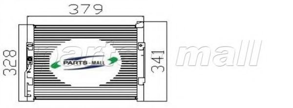 Конденсатор, кондиционер PARTS-MALL PXNCJ-005