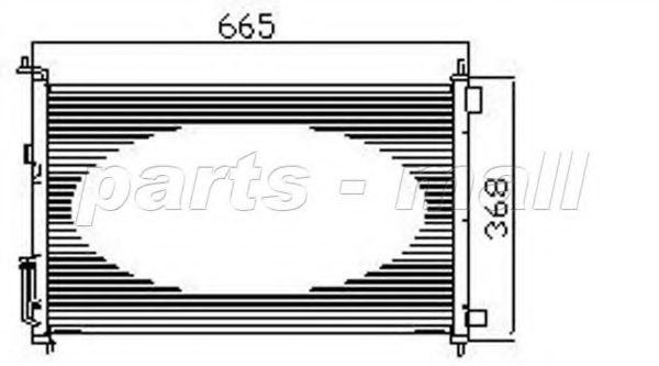 Конденсатор, кондиционер PARTS-MALL PXNCW-016