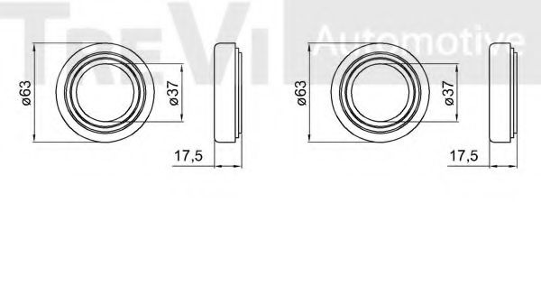 Комплект подшипника ступицы колеса VEMA 517004