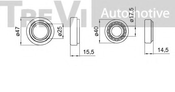 Комплект подшипника ступицы колеса VEMA 516905