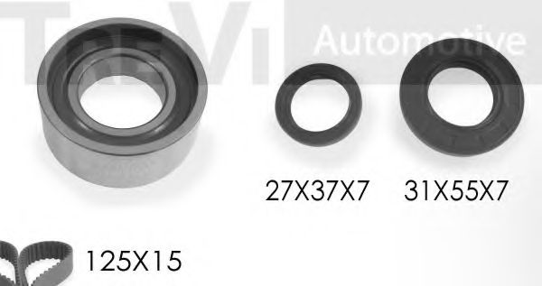 Комплект ремня ГРМ TREVI AUTOMOTIVE KD1205S1