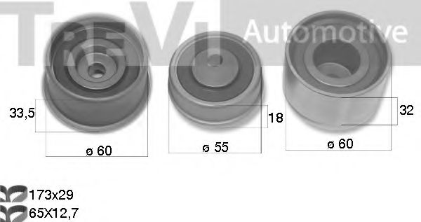 Комплект ремня ГРМ TREVI AUTOMOTIVE KD1486