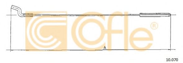 Тросик газа COFLE 10070