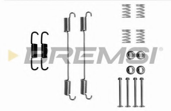 Комплектующие, тормозная колодка BREMSI SK0796