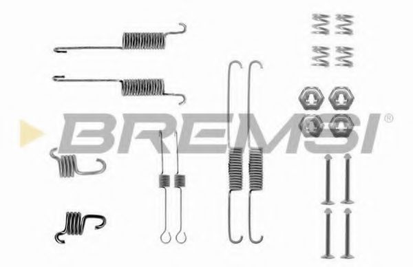 Комплектующие, тормозная колодка BREMSI SK0809