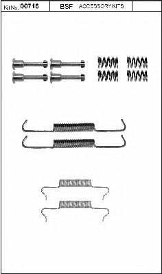 Комплектующие, стояночная тормозная система BSF 716