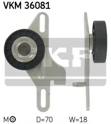 Натяжной ролик, поликлиновой  ремень SKF VKM 36081