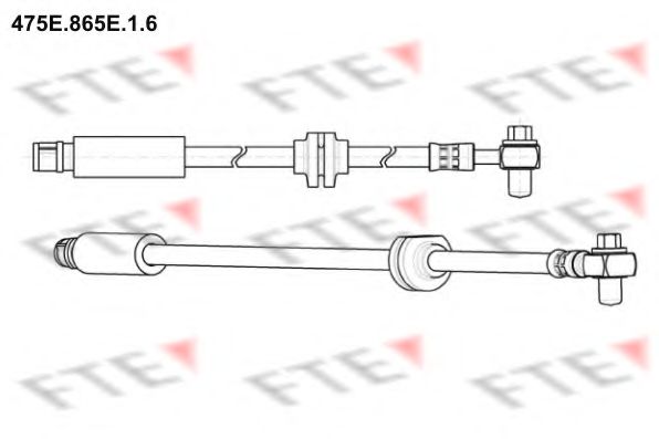 Тормозной шланг FTE 475E.865E.1.6