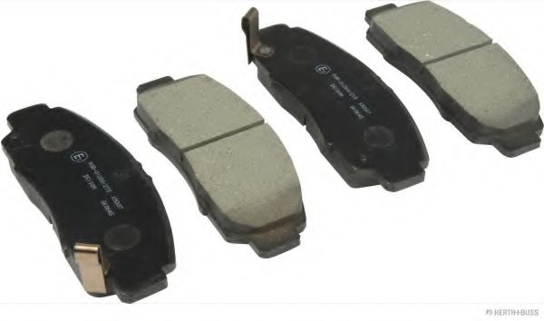 Комплект тормозных колодок, дисковый тормоз HERTH+BUSS JAKOPARTS J3604046