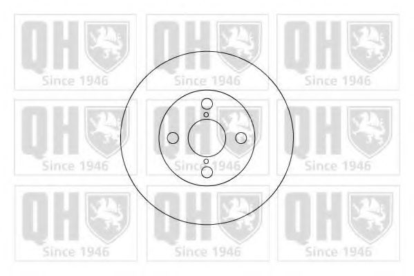 Тормозной диск QUINTON HAZELL BDC4917