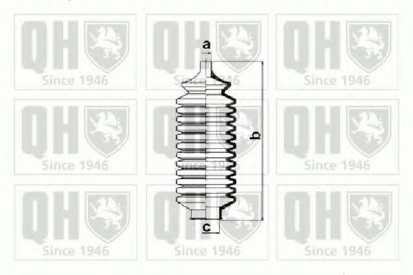 Комплект пылника, рулевое управление QUINTON HAZELL QG1370