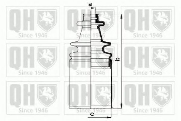 Комплект пылника, приводной вал QUINTON HAZELL QJB997