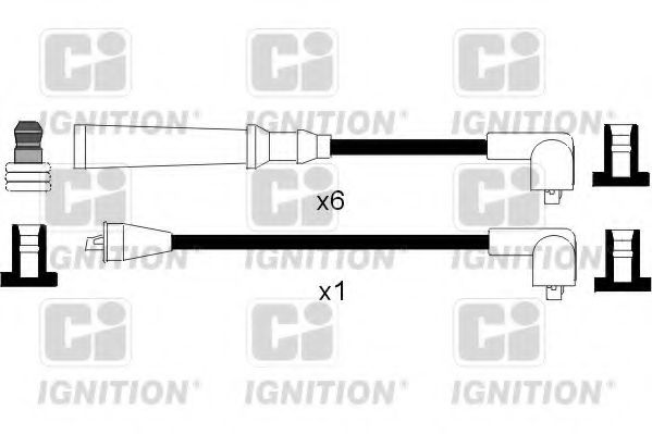 Комплект проводов зажигания QUINTON HAZELL XC1014