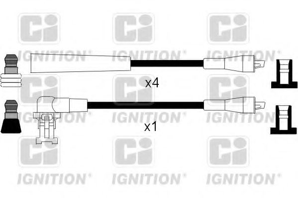 Комплект проводов зажигания QUINTON HAZELL XC134