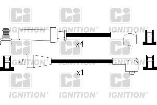 Комплект проводов зажигания QUINTON HAZELL XC617