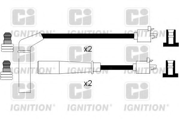 Комплект проводов зажигания QUINTON HAZELL XC781