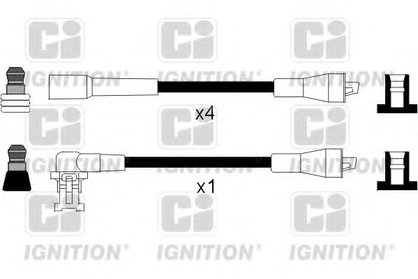 Комплект проводов зажигания QUINTON HAZELL XC800