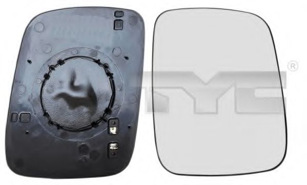 Зеркальное стекло, наружное зеркало TYC 337-0087-1