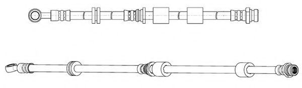 Тормозной шланг FERODO FHY2747