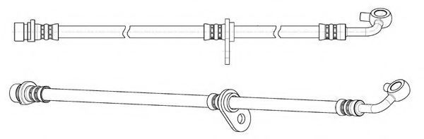 Тормозной шланг FERODO FHY2809