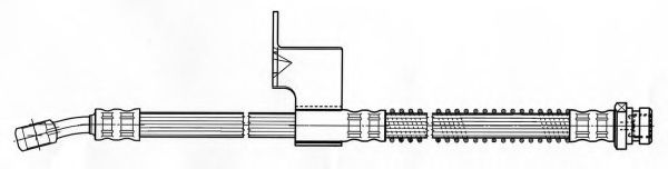 Тормозной шланг FERODO FHY3146