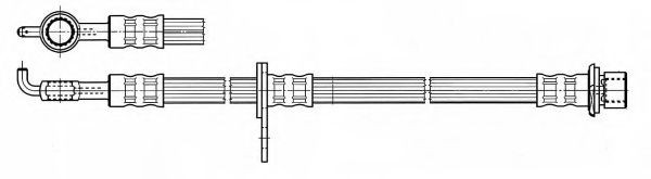 Тормозной шланг FERODO FHY3135