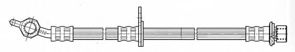 Тормозной шланг FERODO FHY3263