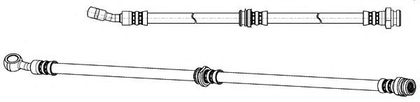Тормозной шланг FERODO FHY3142