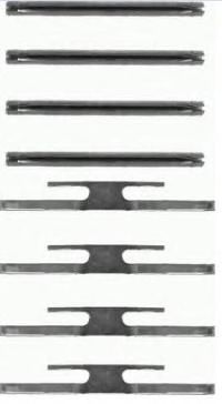 Комплектующие, колодки дискового тормоза BREMBO A 02 294