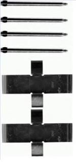 Комплектующие, колодки дискового тормоза BREMBO A 02 322