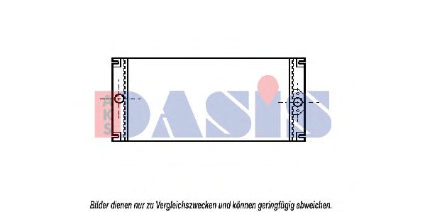 Теплообменник, отопление салона AKS DASIS RE6008
