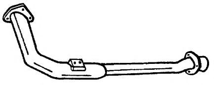 Труба выхлопного газа AKS DASIS SG53104