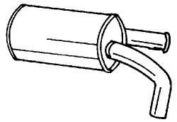 Предглушитель выхлопных газов AKS DASIS SG50304