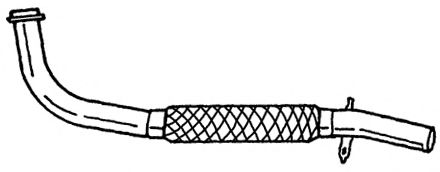 Труба выхлопного газа AKS DASIS SG40132