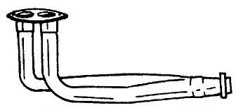 Труба выхлопного газа AKS DASIS SG40130