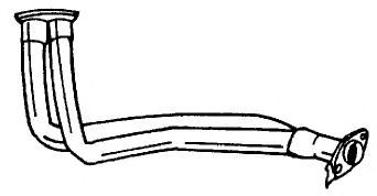 Труба выхлопного газа AKS DASIS SG40107