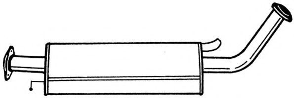 Средний глушитель выхлопных газов AKS DASIS SG38442