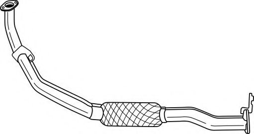 Труба выхлопного газа AKS DASIS SG37117