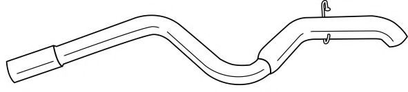 Труба выхлопного газа AKS DASIS SG35700