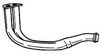 Труба выхлопного газа AKS DASIS SG25135