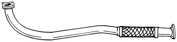 Труба выхлопного газа AKS DASIS SG16124