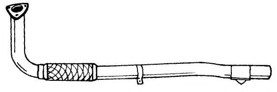 Труба выхлопного газа AKS DASIS SG13118
