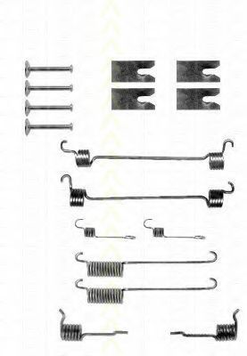 Комплектующие, тормозная колодка TRISCAN 8105 162585
