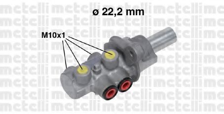 Главный тормозной цилиндр METELLI 05-0676