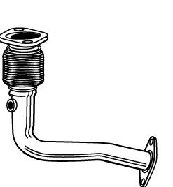Труба выхлопного газа FONOS 21857