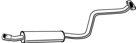 Средний глушитель выхлопных газов FONOS 23293